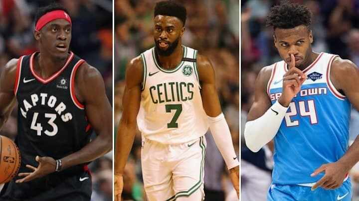 Pascal Siakam - Jaylen Brown - Buddy Hield - Toronto Raptors - Boston Celtics - Sacramento Kings