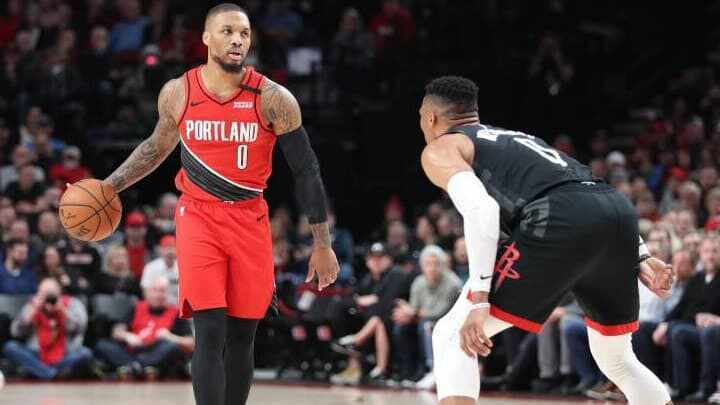 Damian Lillard - Portland Trail Blazers - Russell Westbrook - Houston Rockets - Victor Oladipo - Indiana Pacers