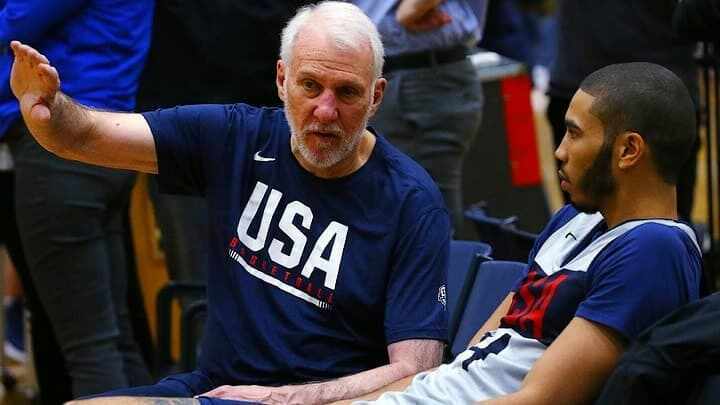 Gregg Popovich - Jerry Colangelo - Team USA - Jeux Olympiques de Tokyo