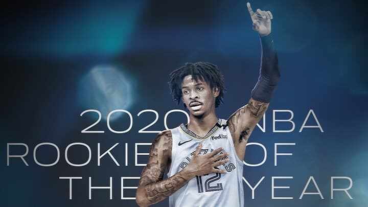Ja Morant - Memphis Grizzlies - Rookie of the Year - Kendrick Nunn - Zion Williamson - Brandon Clarke