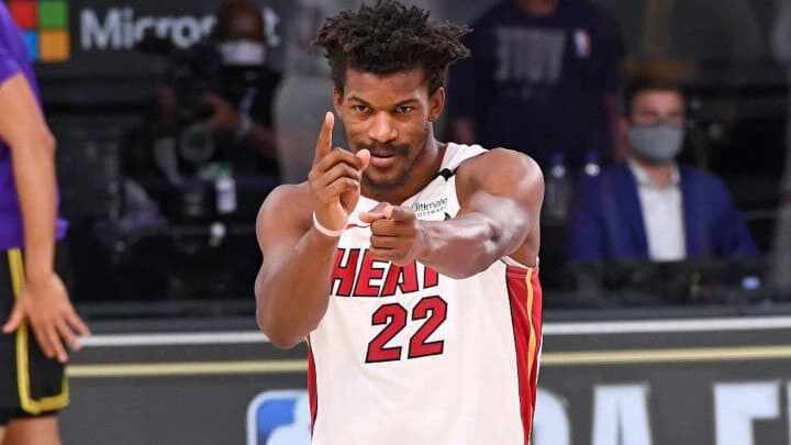 Jimmy Butler - LeBron James - Anthony Davis - Duncan Robinson - Miami Heat - Los Angeles Lakers