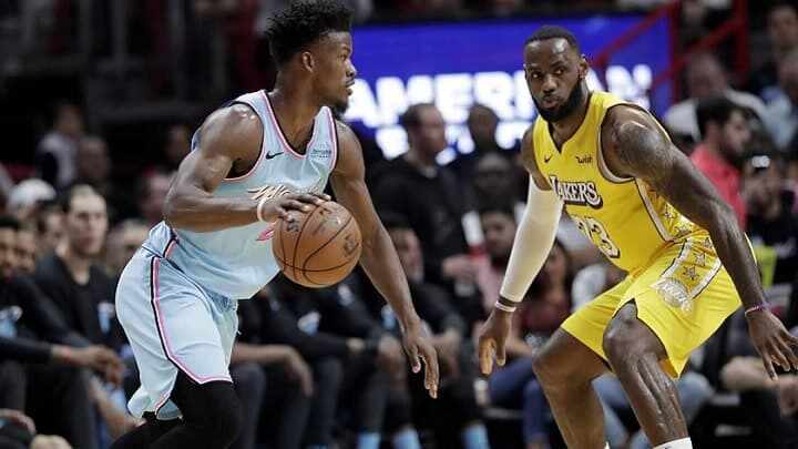 Jimmy Butler - LeBron James - Miami Heat - Los Angeles Lakers - NBA Finals