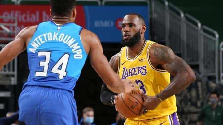 Los Angeles Lakers - LeBron James - Giannis Antetokounmpo - Zion Williamson - Donovan Mitchell