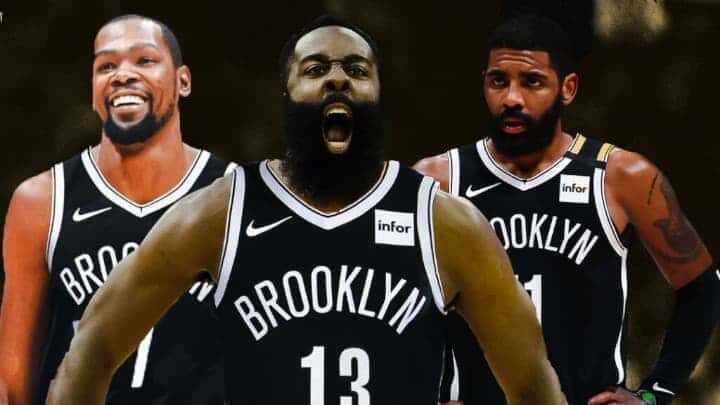 Brooklyn Nets - James Harden - Kevin Durant - Kyrie Irving
