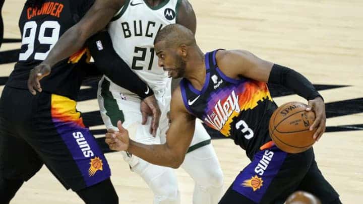 Chris Paul - Devin Booker - Phoenix Suns - Milwaukee Bucks
