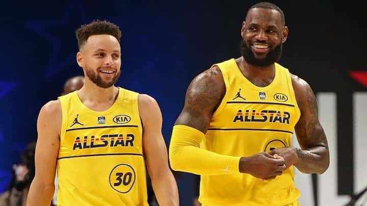 Stephen Curry - LeBron James - Golden State Warriors - Los Angeles Lakers