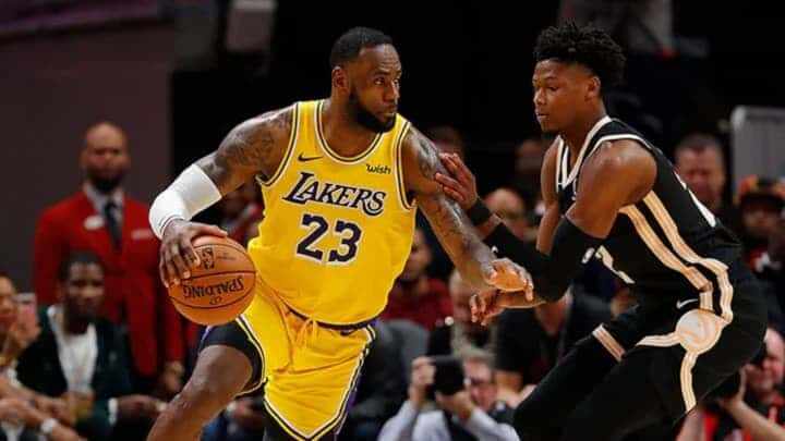 Los Angeles Lakers - LeBron James - Charlotte Hornets - LaMelo Ball - Milwaukee Bucks - Giannis Antetokounmpo