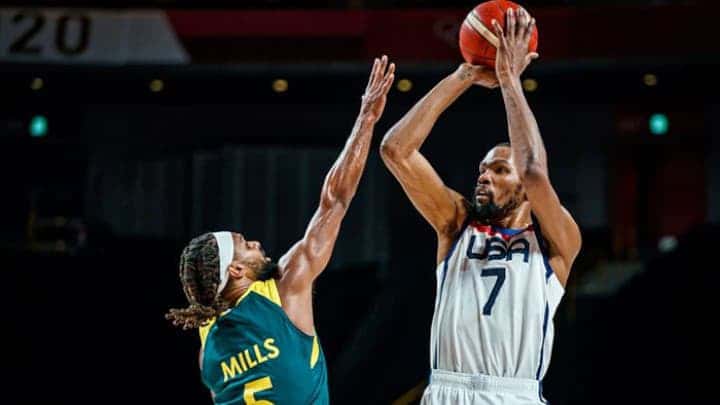 Team USA - Kevin Durant - Patty Mills - Australie