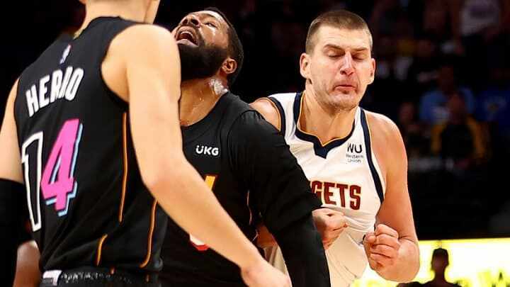 Nikola Jokic - Markieff Morris - Denver Nuggets - Miami Heat