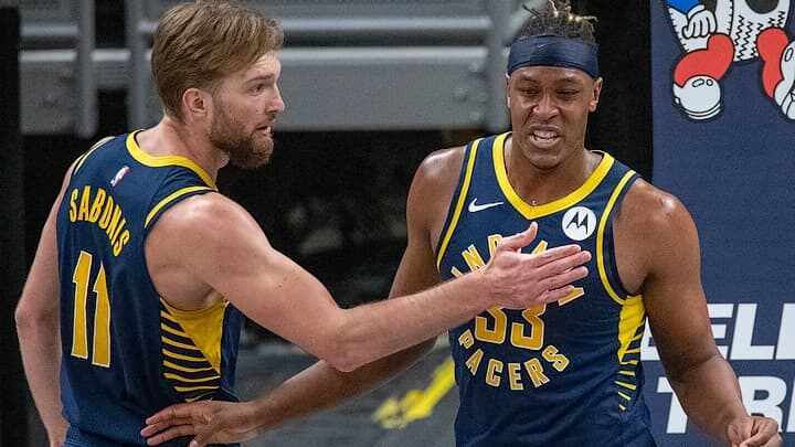 Indiana Pacers - Domantas Sabonis - Myles Turner - Caris LeVert