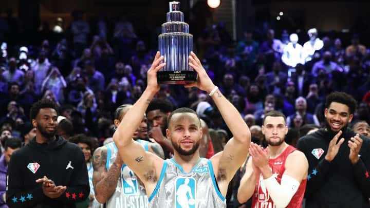 Stephen Curry - LeBron James - Joel Embiid - Giannis Antetokounmpo - All Star Weekend