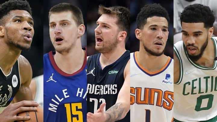All-NBA Teams - Giannis Antetokounmpo - Luka Doncic - Nikola Jokic - Jayson Tatum - Devin Booker
