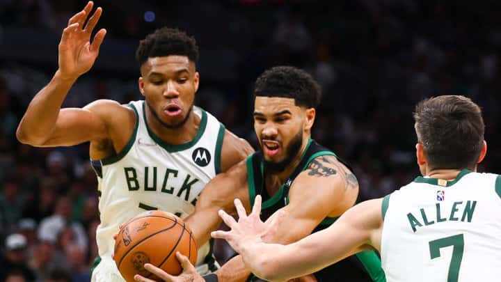 Milwaukee Bucks - Giannis Antetokounmpo - Boston Celtics - Jayson Tatum - Memphis Grizzlies - Ja Morant - Golden State Warriors - Stephen Curry