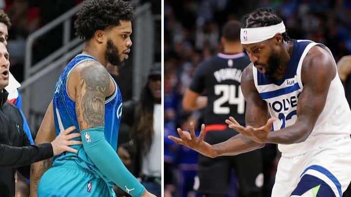 Patrick Beverley - Miles Bridges - Charlotte Hornets - Minnesota Timberwolves