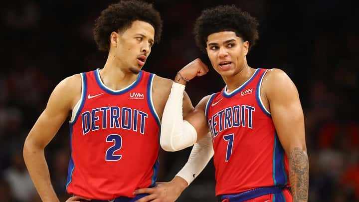 Detroit Pistons - Cade Cunningham - Saddiq Bey - Isaiah Stewart - Killian Hayes