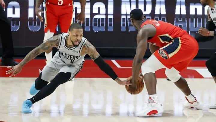 Damian Lillard - Zion Williamson - Portland Trailblazers - New Orleans Pelicans