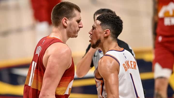 Nikola Jokic - Devin Booker - Karl-Anthony Towns - Denver Nuggets - Phoenix Suns - Minnesota Timberwolves