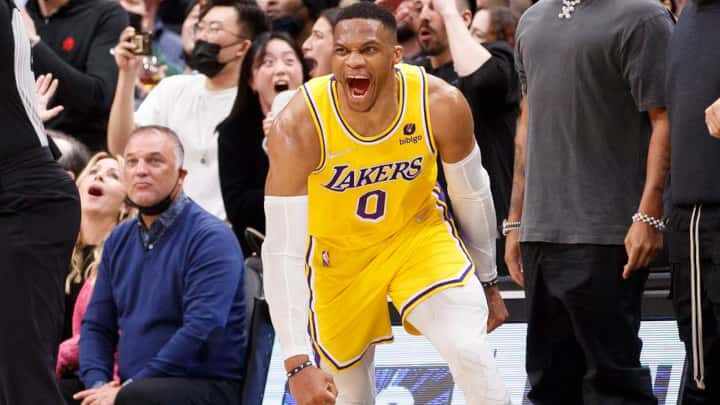 Russell Westbrook - LeBron James - Los Angeles Lakers - Evan Mobley - Cleveland Cavaliers