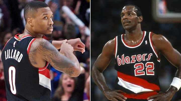 Damian Lillard - Clyde Drexler - Portland Trail Blazers