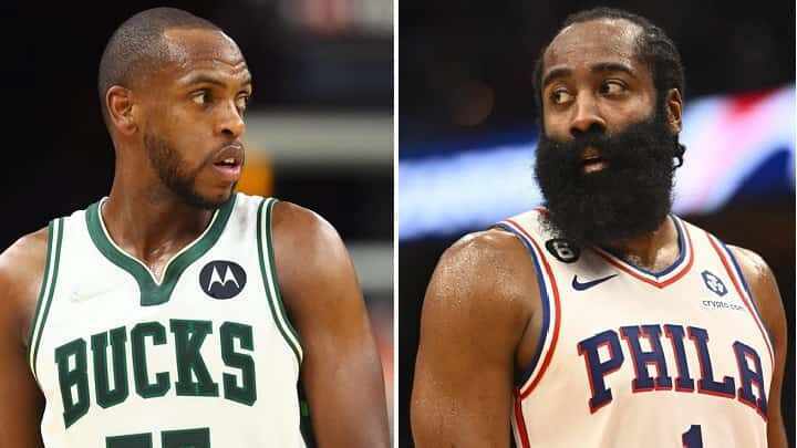 Khris Middleton - James Harden - Milwaukee Bucks - Philadelphie Sixers