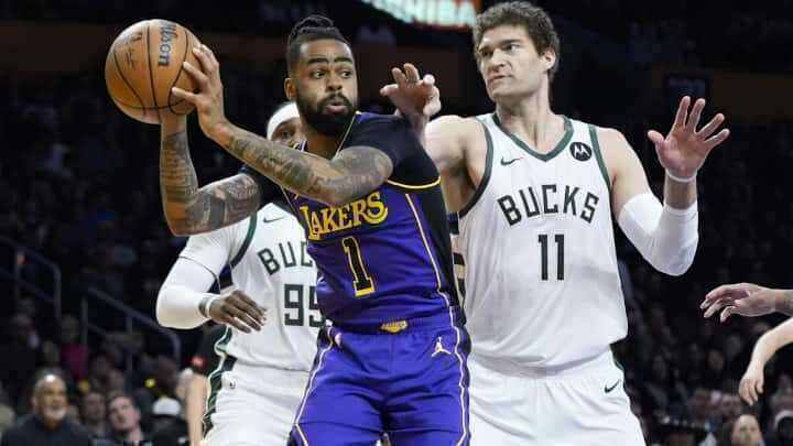 Spencer Dinwiddie - D'Angelo Russell - Los Angeles Lakers - Oklahoma City Thunder - Cleveland Cavaliers