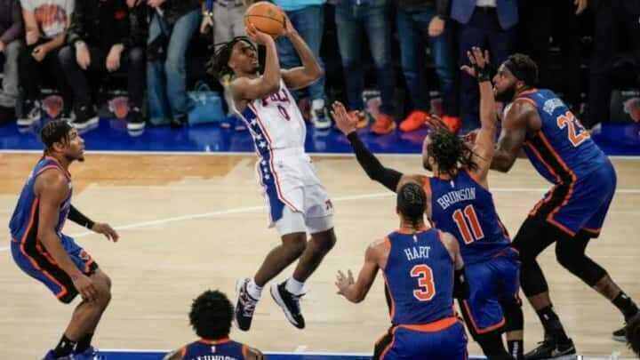 Tyrese Maxey - Philadelphia Sixers - New York Knicks - Milwaukee Bucks - Cleveland Cavaliers