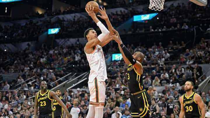 Golden State Warriors - Stephen Curry - San Antonio Spurs - Victor Wembanyama - Houston Rockets