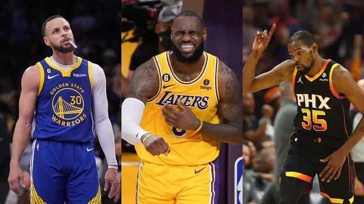 LeBron James - Kevin Durant - Stephen Curry