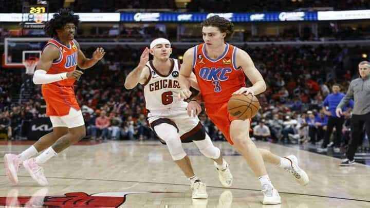 Alex Caruso - Josh Giddey - Oklahoma City Thunder - Chicago Bulls
