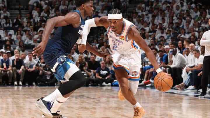 Shai Gilgeous-Alexander - Oklahoma City Thunder - Minnesota Timberwolves