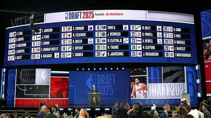 NBA - Draft - Dallas Mavericks - Atlanta Hawks - Cooper Flagg - Zaccharie Risacher
