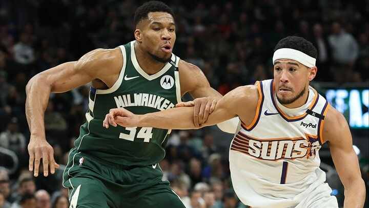Phoenix Suns - Milwaukee Bucks - Devin Booker - Giannis Antetokounmpo