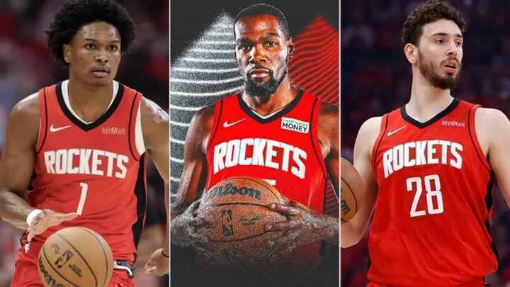 Houston Rockets - Kevin Durant - Ime Udoka - Steven Adams - Jabari Smith Jr