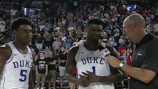 Zion Williamson - R.J. Barrett - Duke