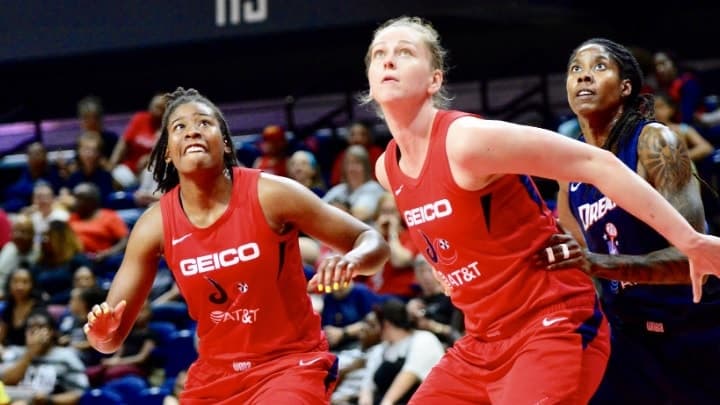 Washington Mystics - Connecticut Sun - Las Vegas Aces - Emma Meeseman - Kim Mestdagh