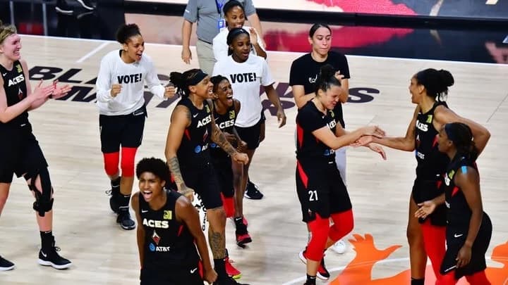 Las Vegas Aces - Connecticut Sun - A'ja Wilson