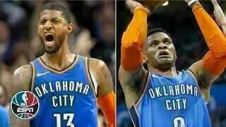 Paul George - Russell Westbrook - Oklahoma City Thunder