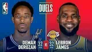 DeMar DeRozan - San Antonio Spurs - LeBron James - Los Angeles Lakers