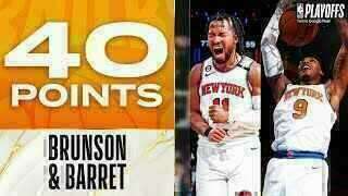 Jalen Brunson - RJ Barrett - New York Knicks