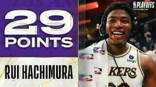 Rui Hachimura - Austin Reaves - Anthony Davis - LeBron James - Los Angeles Lakers