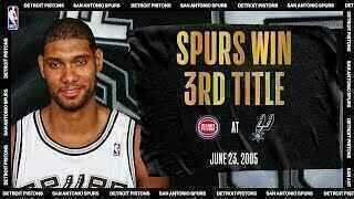 Detroit Pistons - Chauncey Billups - San Antonio Spurs - Tim Duncan