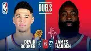 Devin Booker - Phoenix Suns - James Harden - Houston Rockets