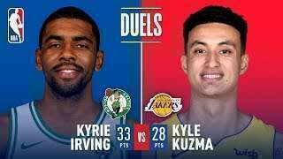 Kyrie Irving - Boston Celtics - Kyle Kuzma - Los Angeles Lakers