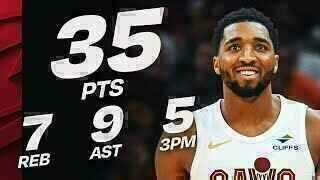 Cleveland Cavaliers - Donovan Mitchell - Philadelphia Sixers