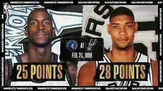 Kevin Garnett - Minnesota Timberwolves - Tim Duncan - San Antonio Spurs
