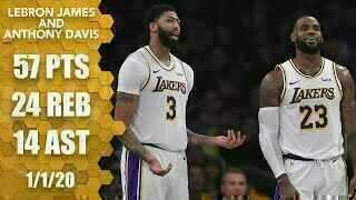 LeBron James - Anthony Davis - Los Angeles Lakers