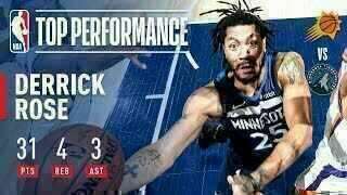 Derrick Rose - Minnesota Timberwolves