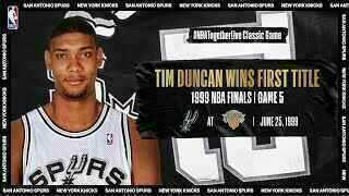 Tim Duncan - San Antonio Spurs - New York Knicks