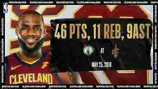 LeBron James - Cleveland Cavaliers - Jayson Tatum - Boston Celtics