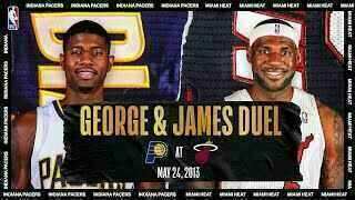 Paul George - Indiana Pacers - LeBron James - Miami Heat